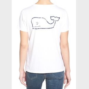 VINEYARD VINES WHALE GRAPHIC POCKET TEE NWT SIZE L